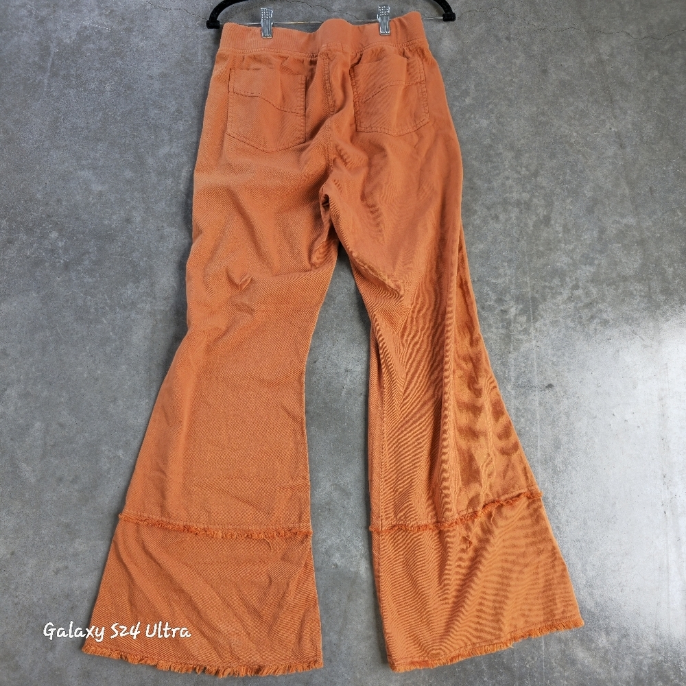 Burnt Orange Flared Pants - Picture 1 of 9
